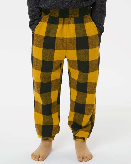 Tartan Yellow Checkered Joggers Plus Size Plaid Joggers Top